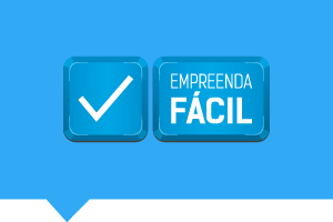 Imagem com fundo azul escrito "Empreenda Fácil" em coloração branca.